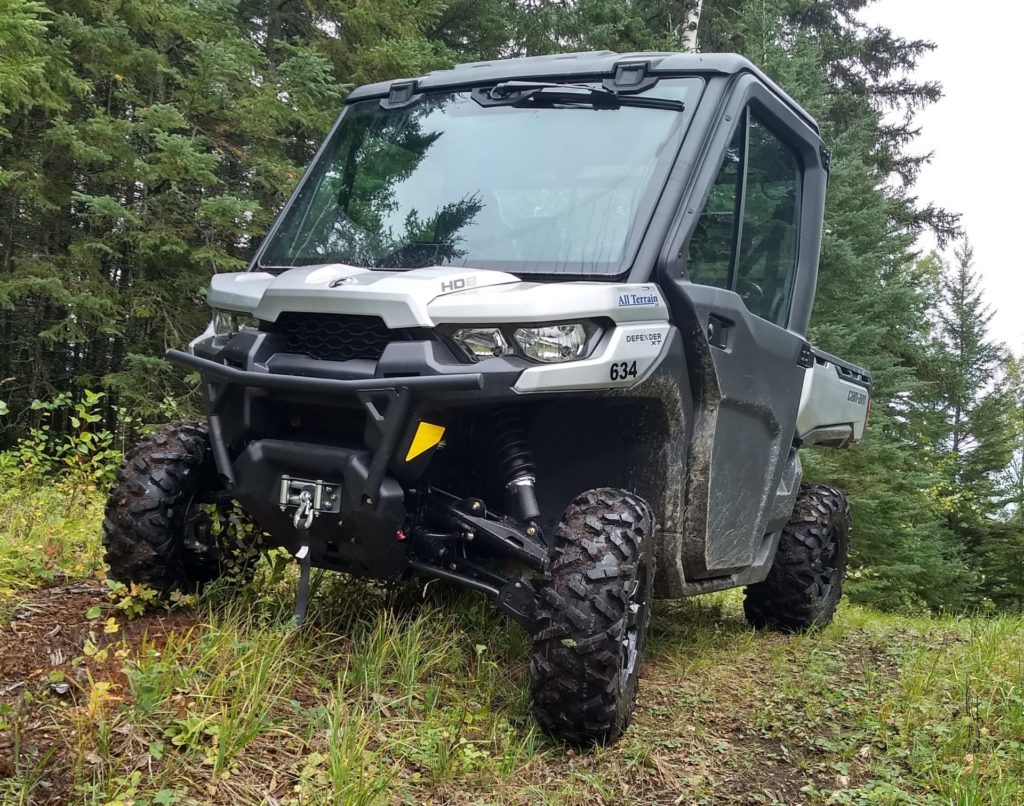 Defender cabbed side by side