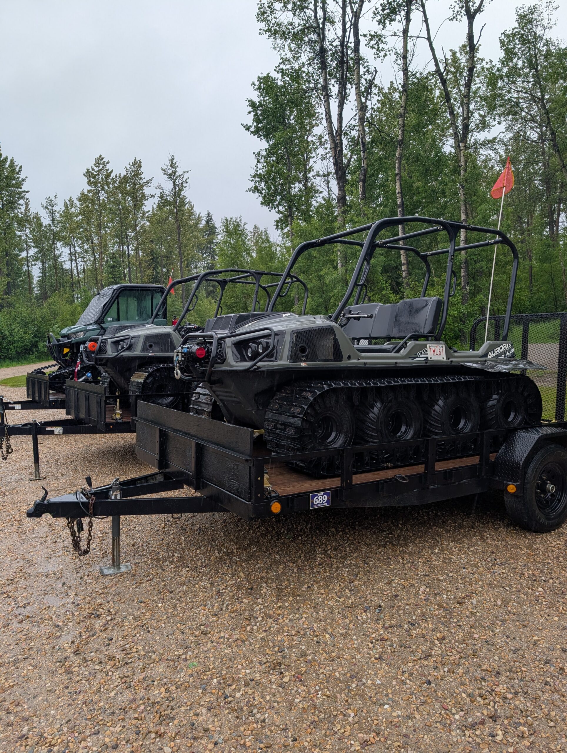 Equipment ready for delivery to Rocky Mountain House